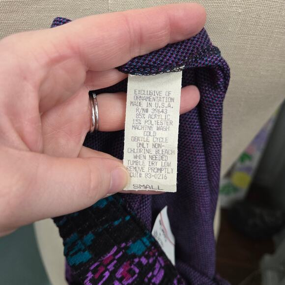 Vintage 80's The American Collection by Cricket Lane knit skirt set M/S - Picture 10 of 10